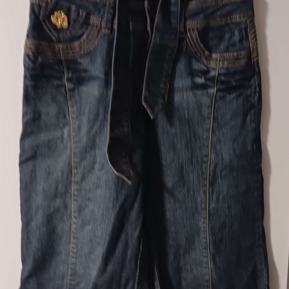 Dereon Midnight Blue Cropped Jeans